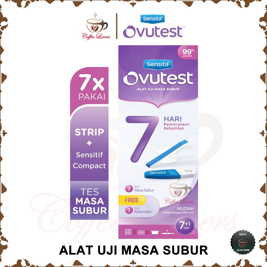 Jual Ovutest 7 Days Plan Alat Tes Uji Masa Subur Indikator Kesuburan