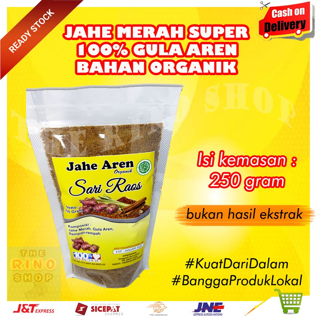 

JAHE MERAH AREN ORIGINAL 250gr