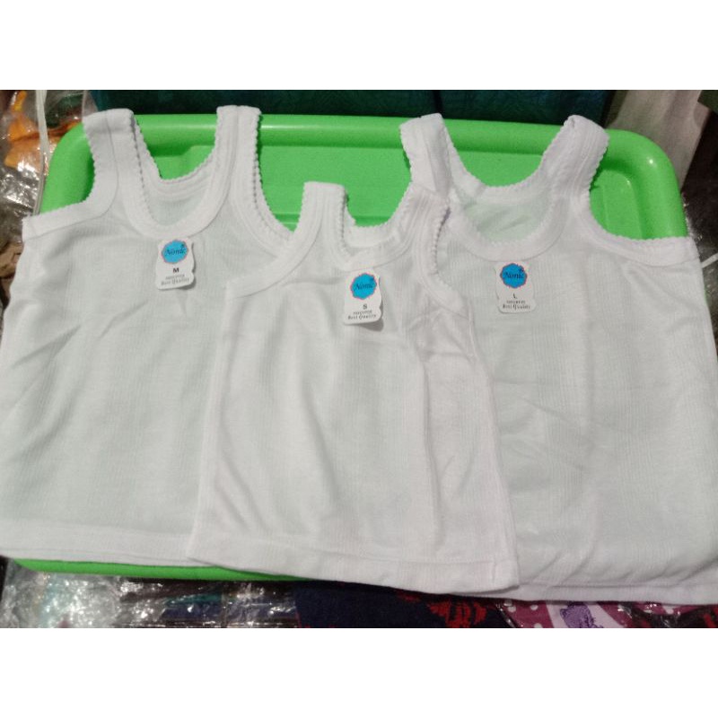 singlet nonic/singlet anak/kaos dalam putih