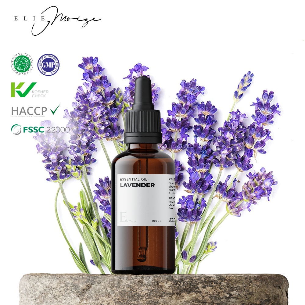 Elie Moise Organic Lavender Bulgarian Essential Oil - Minyak Aroma Terapi / minyak esensial