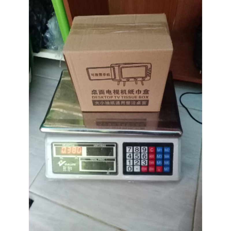 Tempat Tisu bentuk mini tv jadul