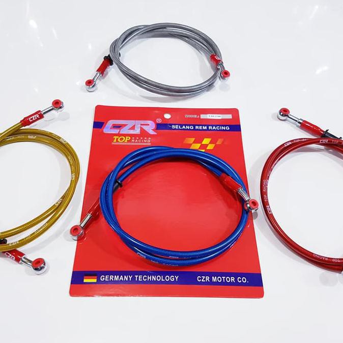 Jual Kabel Selang Rem Cakram Depan Motor Gl Pro Megapro Gl Cbr Byson Biru Diskon Indonesia