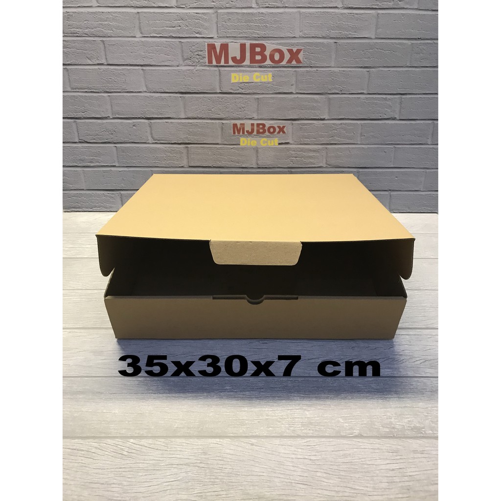 kardus Uk. 35x30x7 cm.......Kardus karton model box Pizza-1