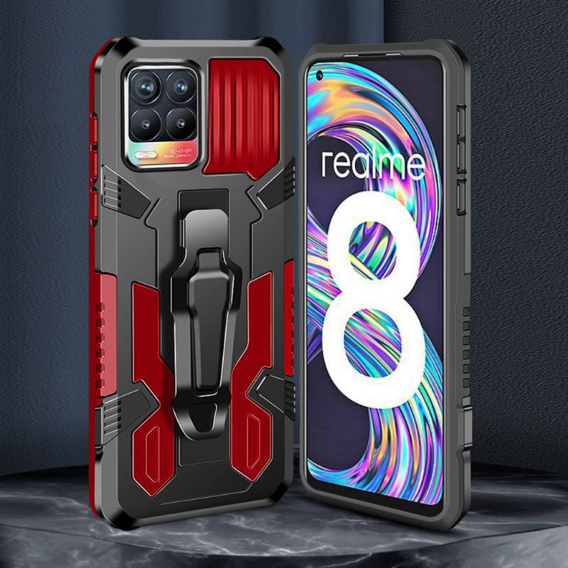 Hard Case Realme 8 Realme 5pro Realme 5 Realme 5i Realme 8 Pro Case H8 i-Crystal Transformers Standi
