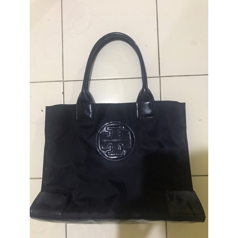 (PRELOVED)TORY BURCH ELLA TOTE NAVY
