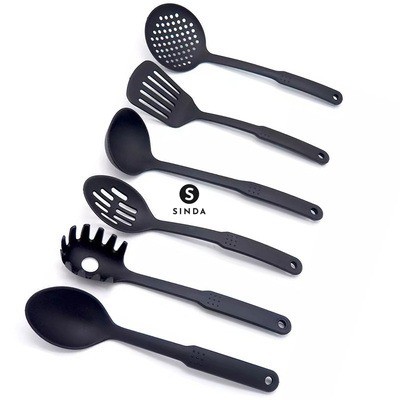 SET SUTIL EROS TEFLON 6PCS WARNA HITAM