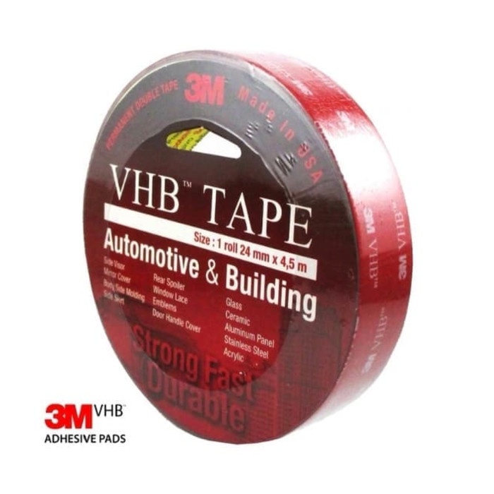 

Trendi Double Tape Busa 3M Vhb 24Mm X 4.5M Foam Tape Hemat