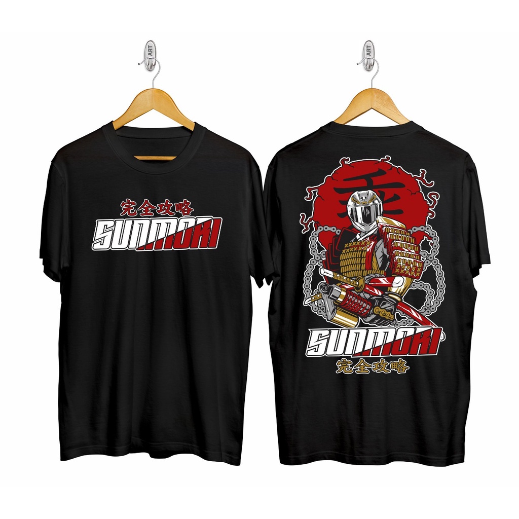 T SHIR PREMIUM / BAJU KAOS PRIA LENGAN PENDEK / KAOS SUNMORI /KAOS JEPANG / KAOS SAMURAI / KAOS DISTRO PRIA /