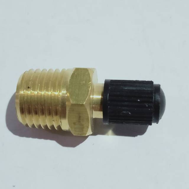 NEPEL KUNINGAN NPT ¼ INC || PENTIL KOMPRESSOR POMPA TEKANAN SIZE ¼ INC