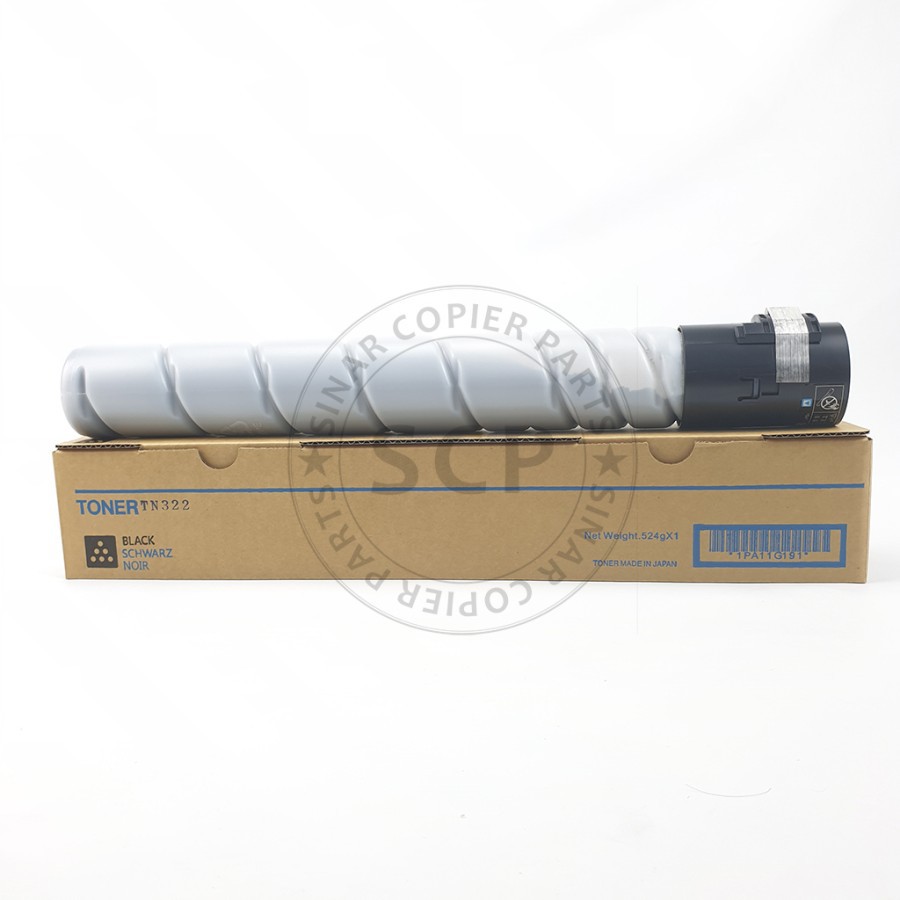 TONER TN322 BLACK BIZHUB/INEO 364E 284E 224E