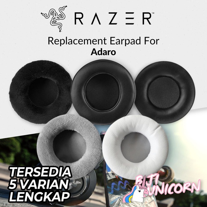 Earpad Earcup Ear Cushion Razer Adaro Pad Bantalan Foam Busa