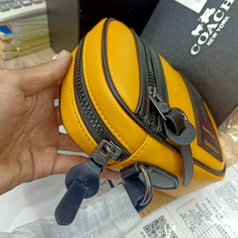 Tas Selempang Coach Yellow Mini Crossbody Bag Premium Quality