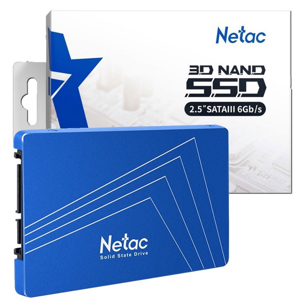 SSD Netac N535S 2.5 inch Sata III - 3D NAND - S.M.A.R.T - TRIM 120GB, 240GB, 480GB, 960GB