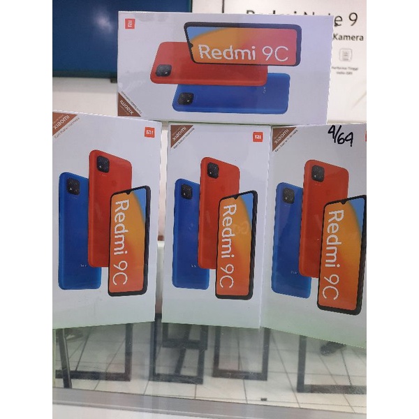 Hp Xiaomi Redmi 9c Ram 4 64gb Ram 3 32gb Garansi Resmi Tam 1 Tahun segel no repack-1