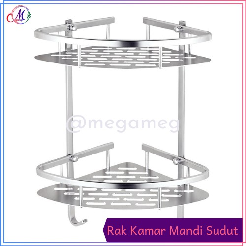 Rak Kamar Mandi Sudut / Rak Sudut Kamar Mandi
