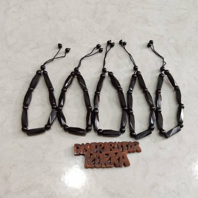 ( SUPER MURAH ) Grosir 5 pcs gelang kokka kaukah kaokah fukakah koka belimbing hitam