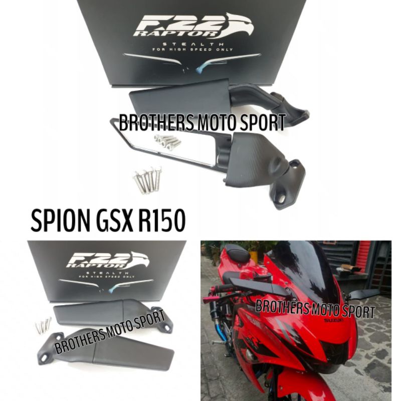 spion winglet gsx R150 spion stealth spion winglet f22 spion gsx moge