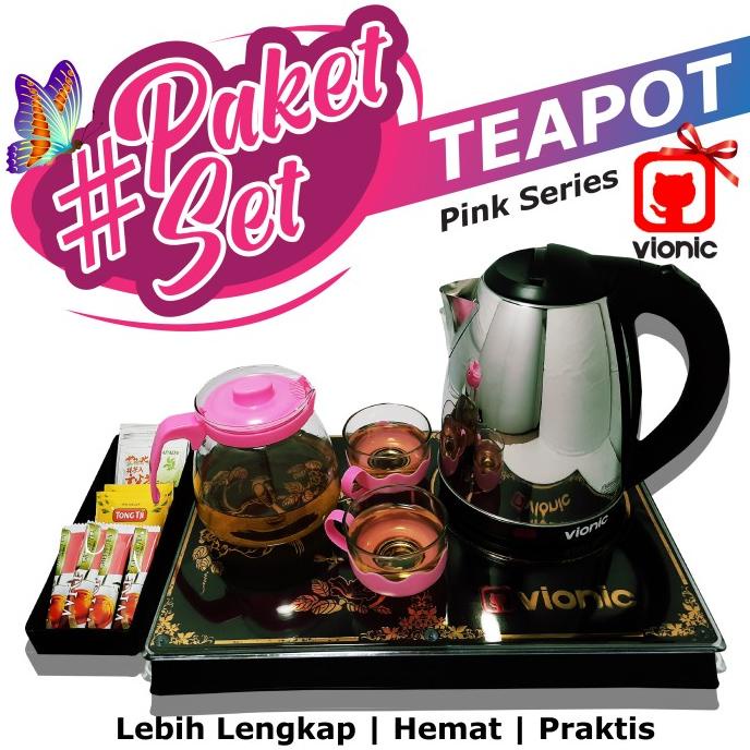 Teapot Set / Teko Set Kopi / Teko Listrik / Kettle NM
