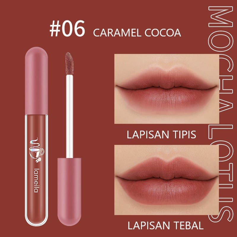 LIP CREAM MYB LIPSTIK WATERPROOF & CANTIK-NUDE LAMEILA 06