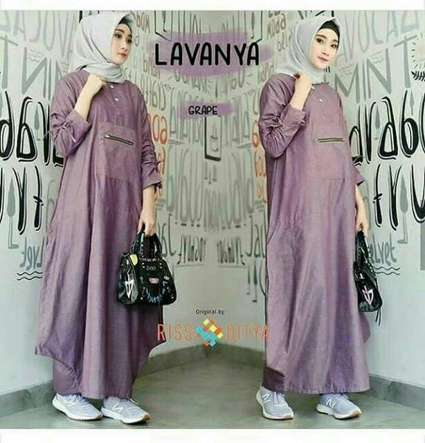 DRESS MUSLIM, baju wanita, baju gamis, dress, gamis, Baju gamis, fashion wanita, LAVANYA MAXY