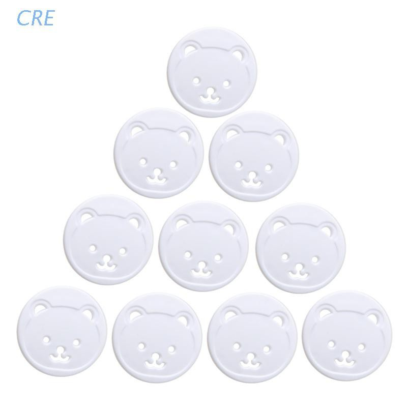 CRE  10X Power Kid Socket Cover Baby Child Protector Guard Mains Point Plug Bear New