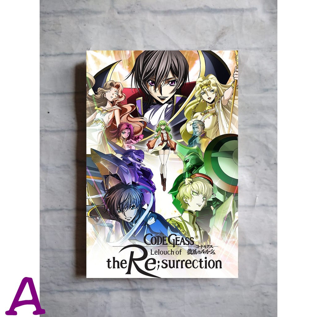 Jual Poster Anime Terlengkap A3 Code Geass Lelouch Of The Resurrection Dekorasi Hiasan Dinding Kayu Indonesia Shopee Indonesia