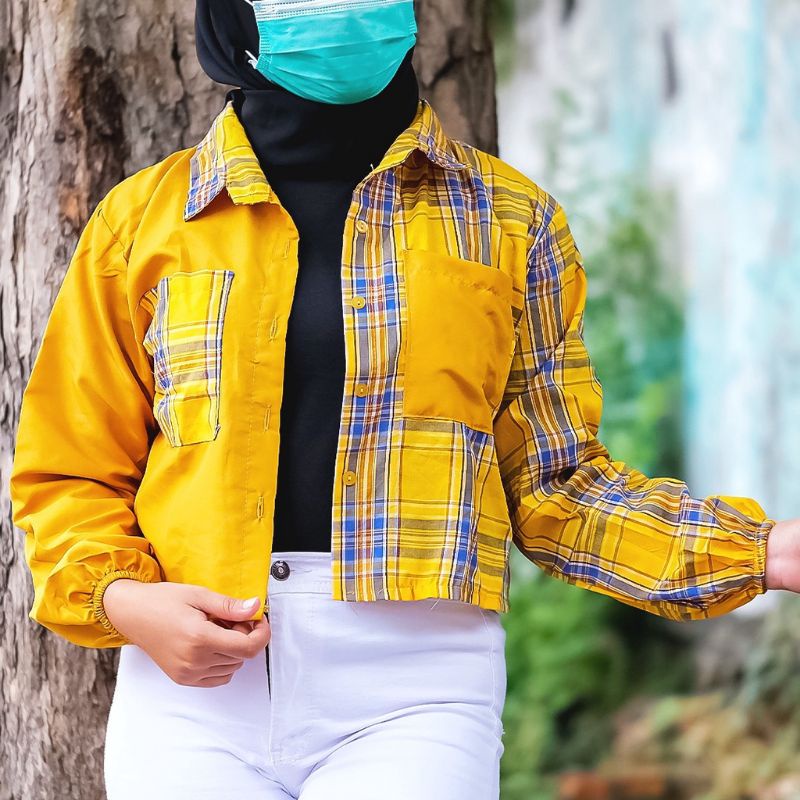 (DY STORE) MIKA CROP TOP BLOUSE