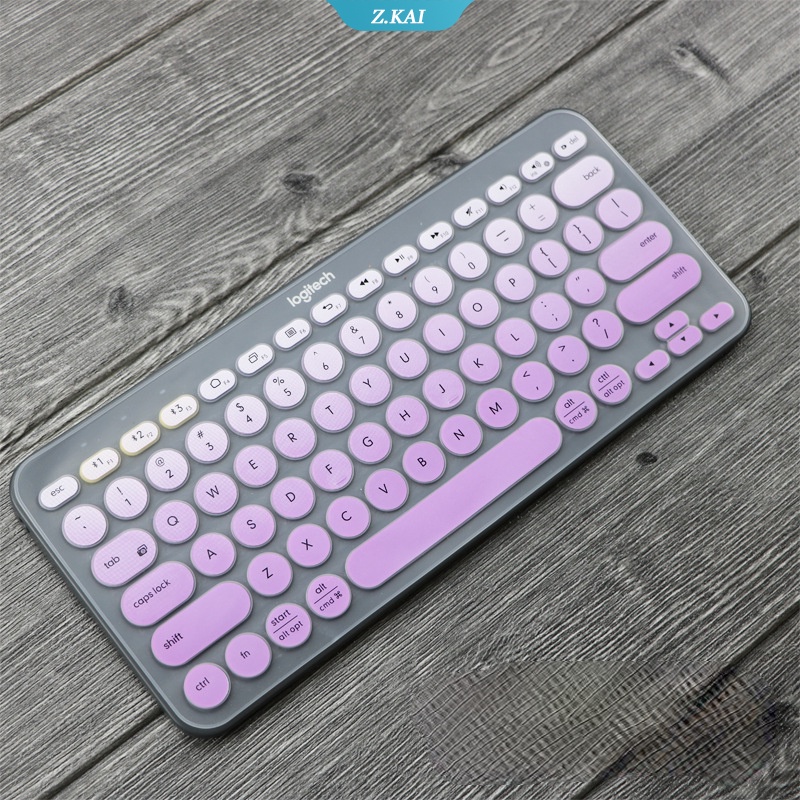 1pc Skin Silikon Cover Pelindung Keyboard Laptop Logitech K380 (ZK)