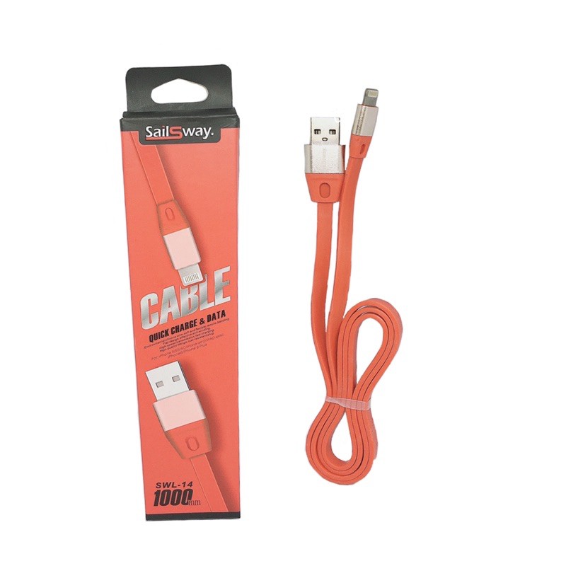 KABEL DATA CHARGER PREMIUM QUALITY SAILSWAY SWL-14 FOR IPHONE