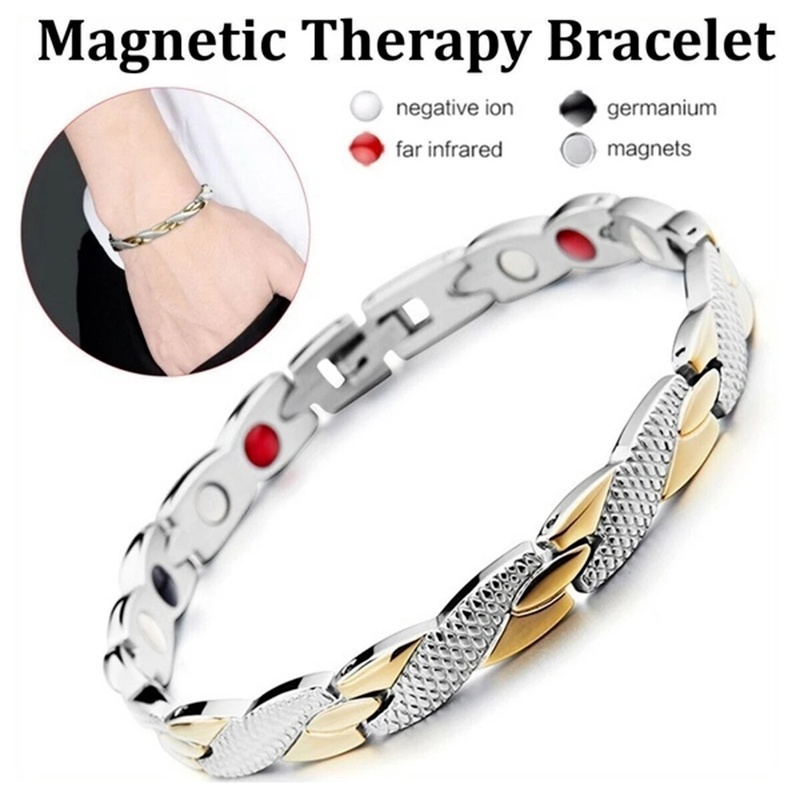 Gelang Terapi Magnetik Pola Naga Dapat Dilepas