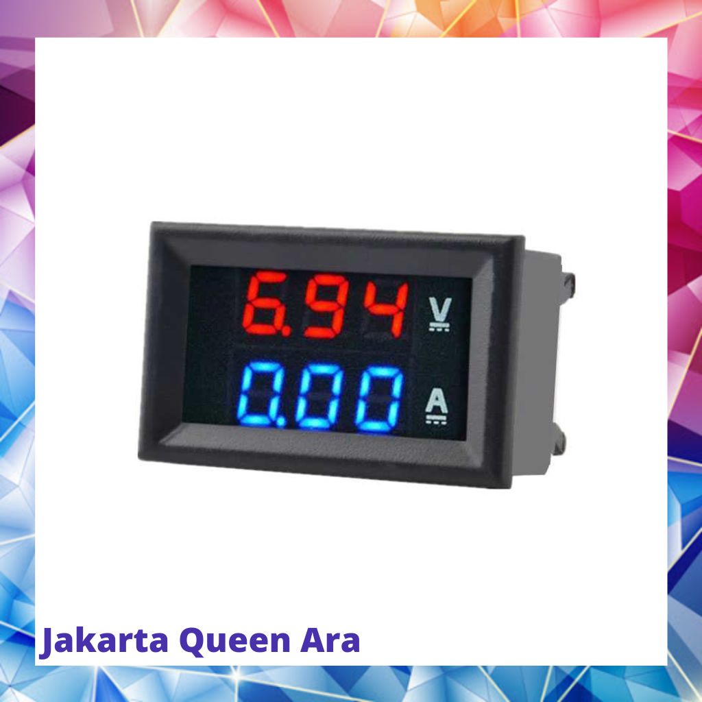 Alat Pengukur Listrik Voltmeter Ammeter LED - GN-011