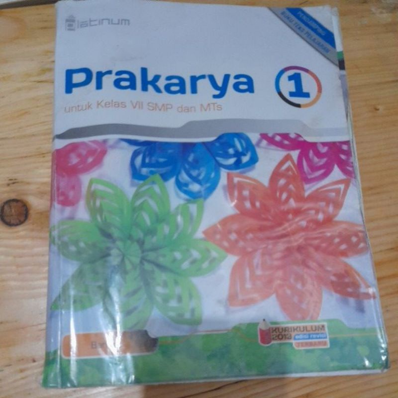 buku prakarya kelas 1 smp kelas 7 buku sbk