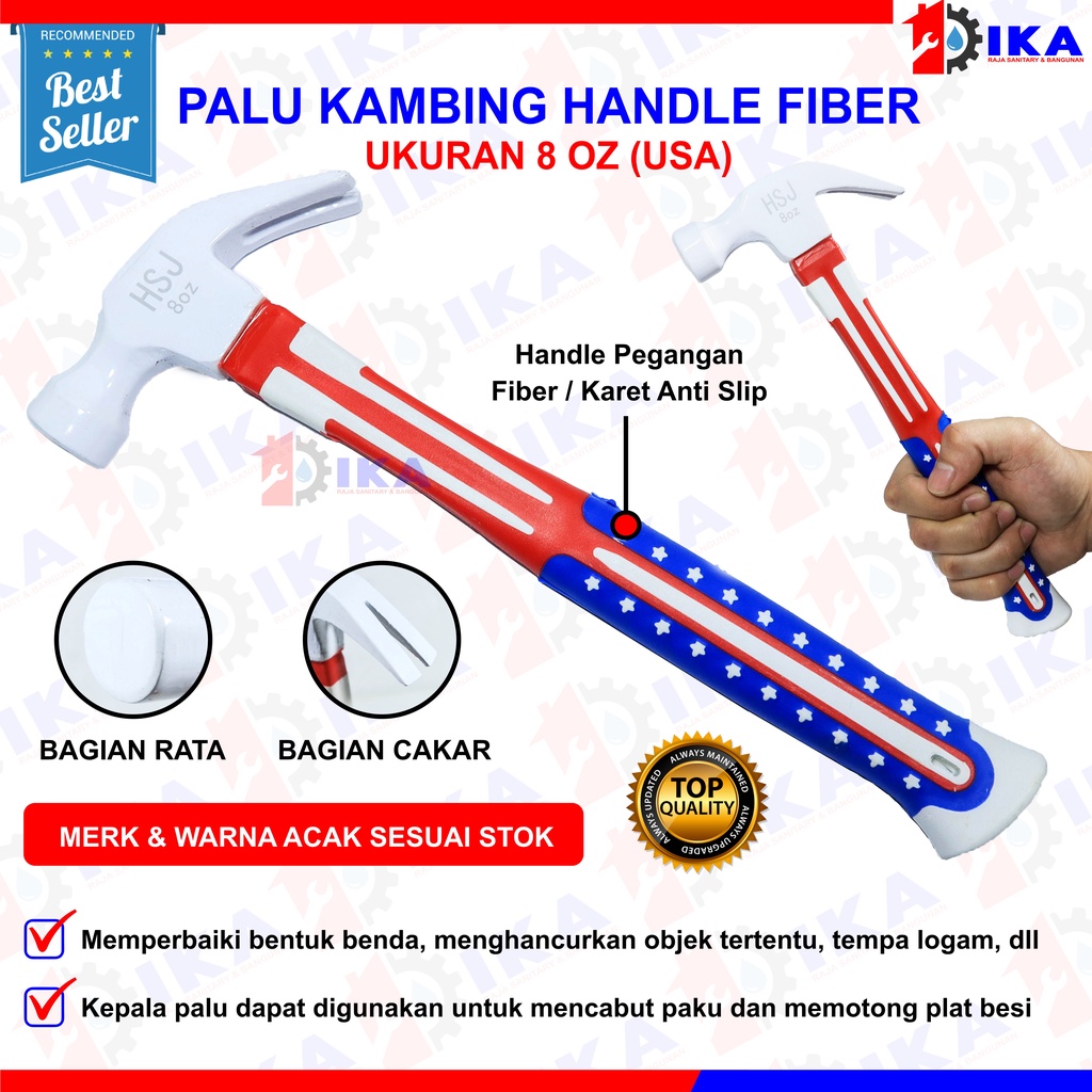 Palu Kambing Claw Hammer Palu Martil Cungkil Paku Mini Claw Hammer/ Palu Kambing Steel/Alat Perkakas