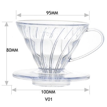 V60 DRIPPER 01 - TRANSPARENT