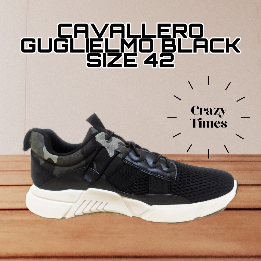 Sepatu Sneakers Pria Gino Mariani / Cavallero Black