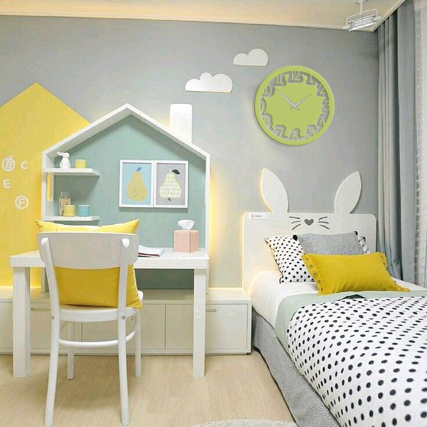 Jam Dinding Tempel DIY MACARON Analog 3D Giant Modern Clock / Jam Dinding Rumah Stiker Tempel Aesthetic