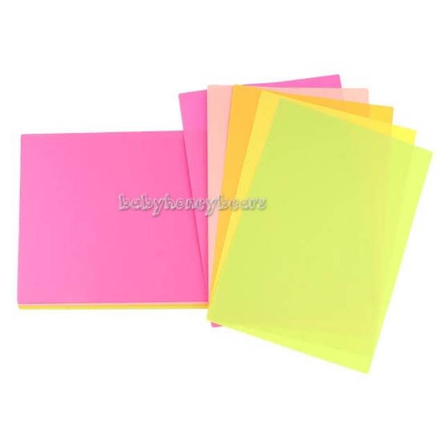 

Kertas Lipat Origami Double Side Bolak Balik Fluorescent Color
