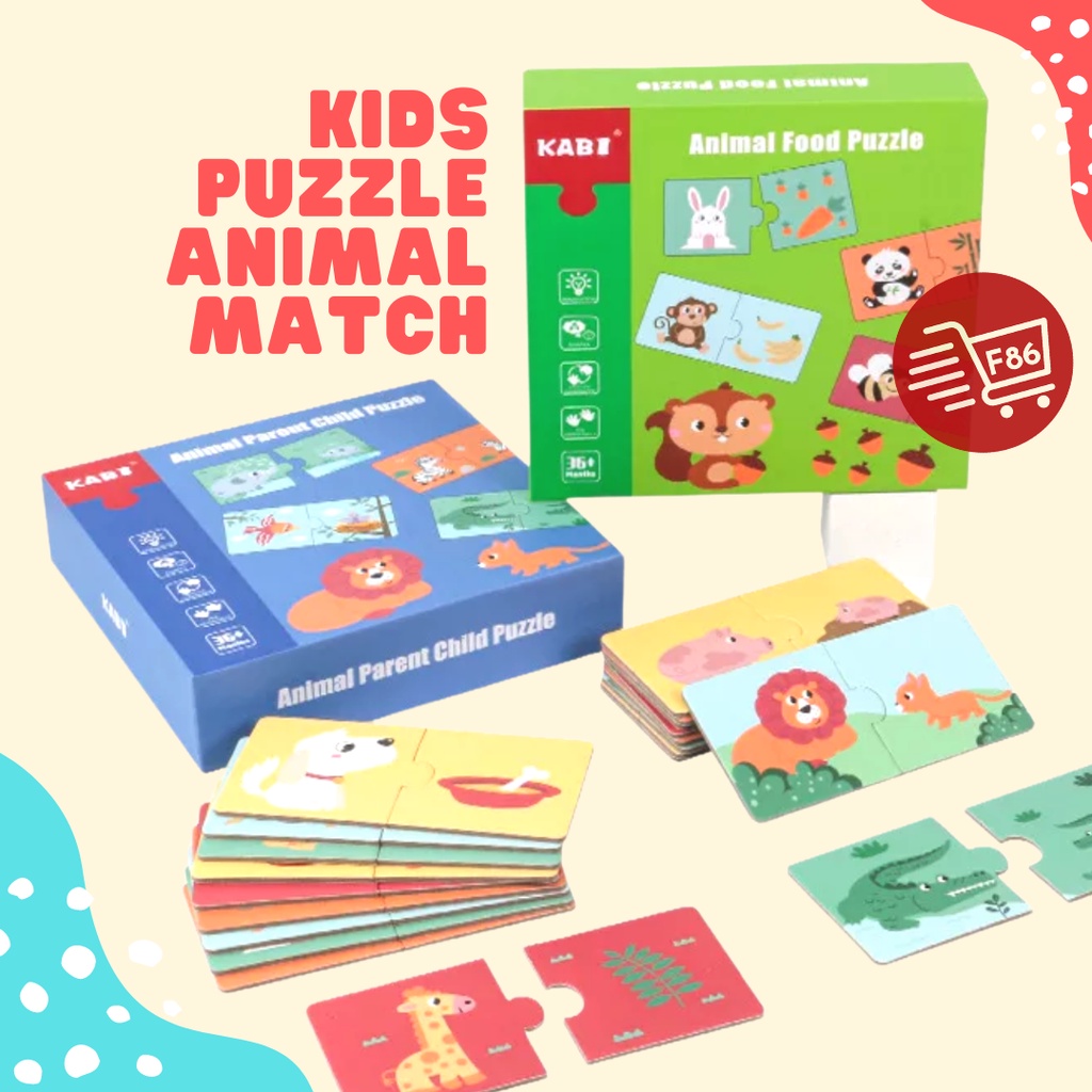 Mainan Edukasi Anak Puzzle Duo Number Matching Logical Matching Letter