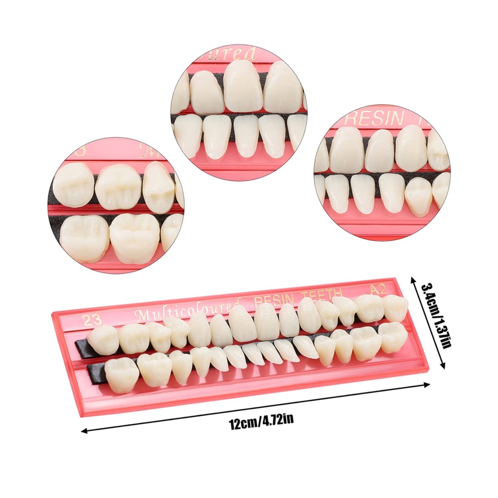 Gigi palsu resin akrilik acrylic CAIYU full set gigi tiruan gigi lepasan denture lab ALICE DENTAL