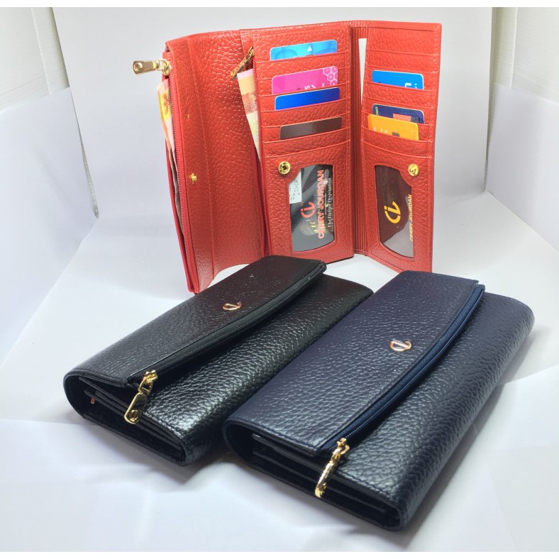 Dompet kulit Cerry Jourdan/Dompet wanita bahan kulit BSD-CJ1-1047