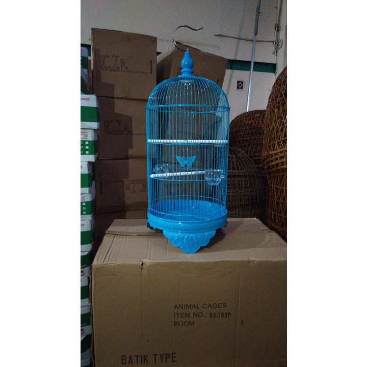 Sangkar Kandang Burung Kapsul Besar Burung Lovebird Parkit Kenari Besi