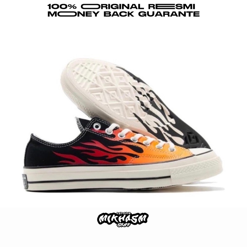 CONVERSE CHUCK 70S LOW ARCHIVE FLAME ORIGINAL RESMI