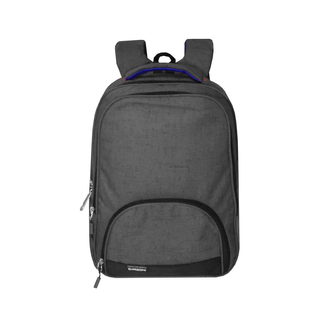 Carboni Tas Ransel Laptop 17 Inchi RA00015 Polyester Serat Sintetis Original - Grey + Raincover