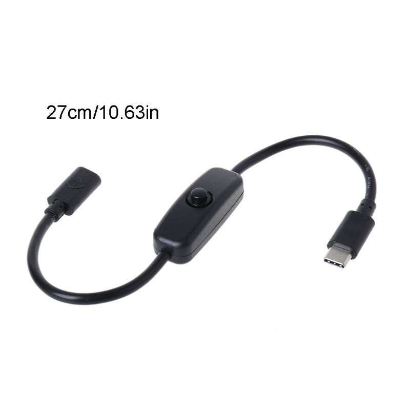 VIVI   Type C Male to Female USB-C Extension Cable Switch for Raspberry Pi 4 An-droid