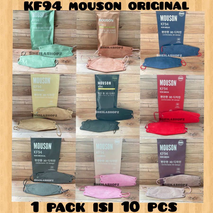 masker korea kf94 / masker mouson kf94 warna nude