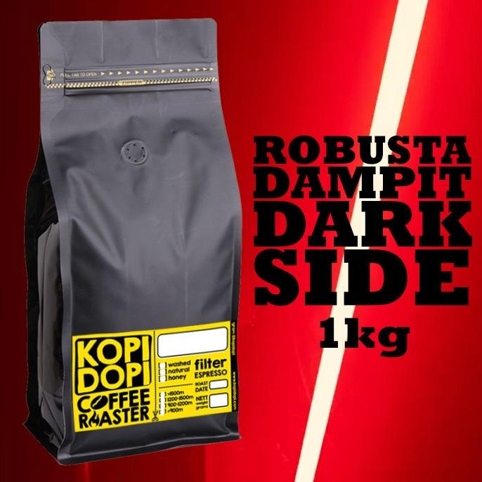 

Biji Kopi Bubuk Robusta Dampit DARK ROAST SIDE 1 kg 1kg