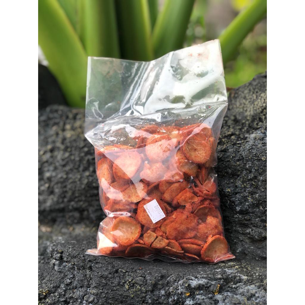 

Keripik Bakso Goreng (Basreng) pedas