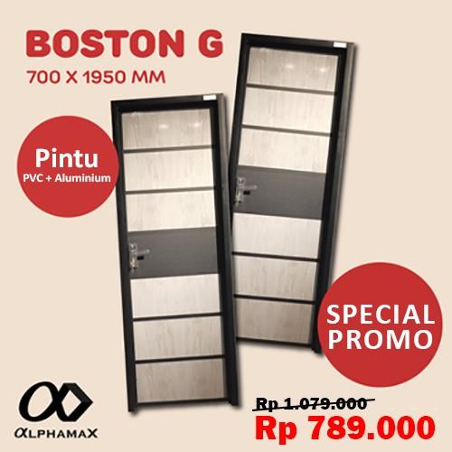 Boston Door Pintu Alphamax Aluminium /Pintu Kamar Mandi