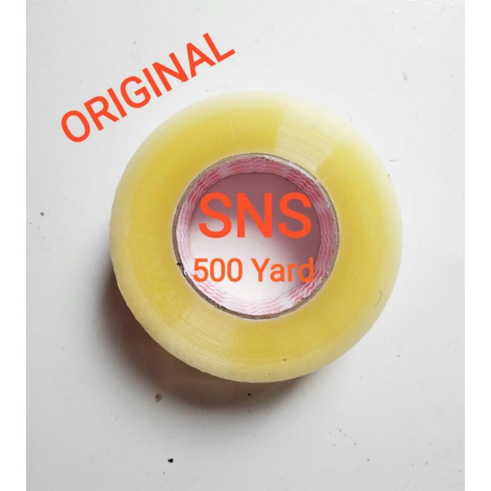 

LAKBAN BENING/COKLAT 500 YARD 300 METER X 45MM SNS KUALITAS INDUSTRI