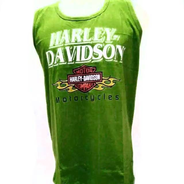 Kaos singlet L,XL lekbong gym pria motif